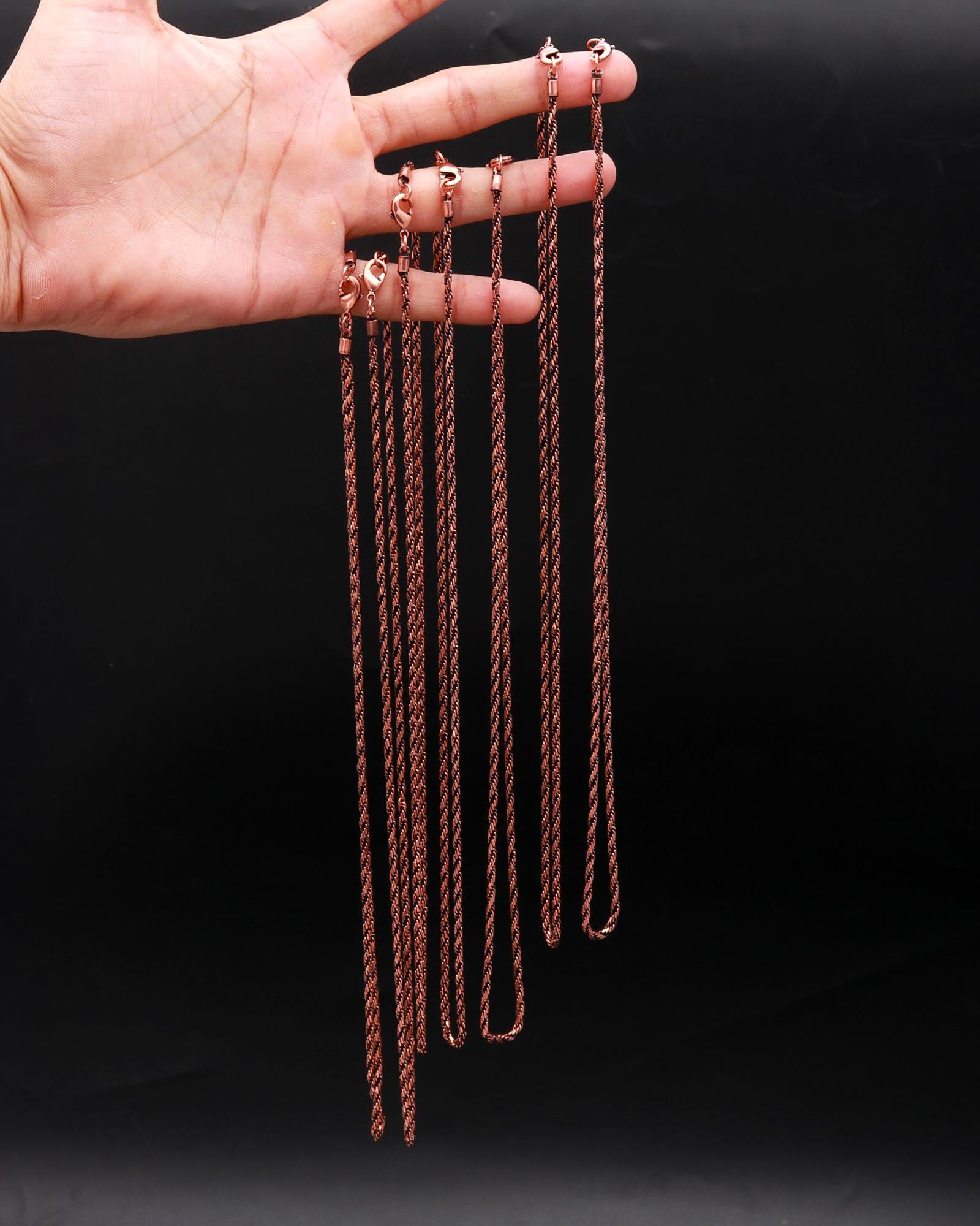 Stylish Rope Chain Necklaces - Various Lengths & Thicknesses