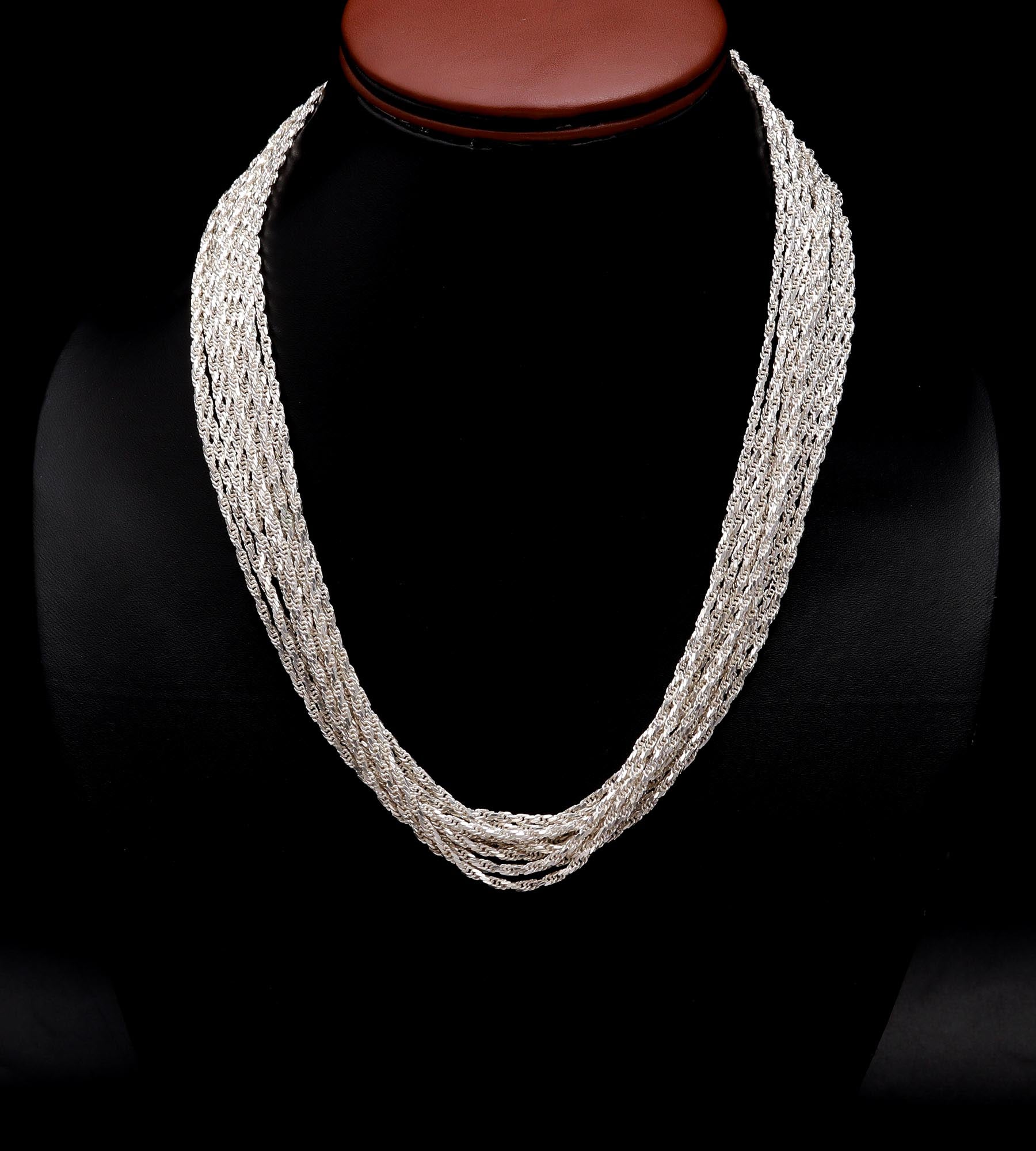 Classic Rope Chain Necklaces - Multiple Lengths & Thicknesses